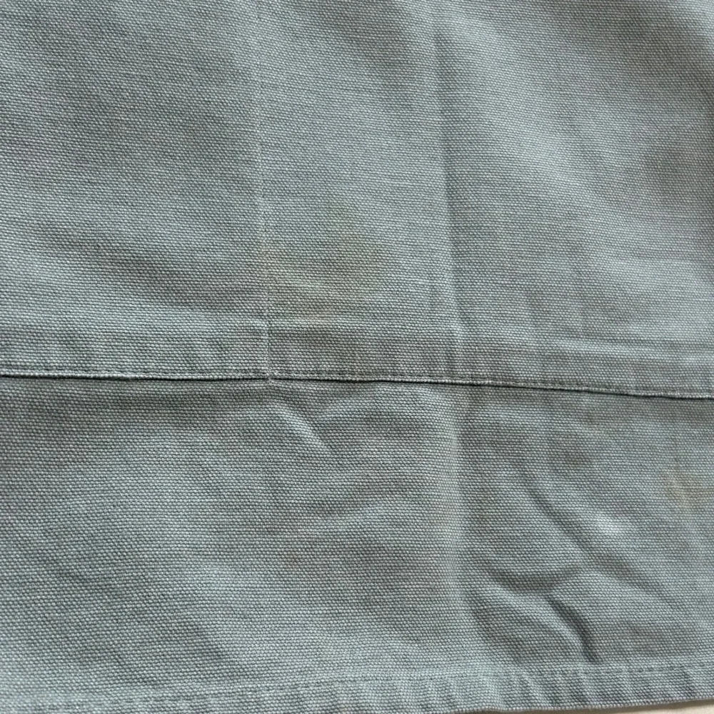 Calvin Klein Gray Cotton Canvas‎ Bib Apron with Pockets and D-Ring Straps